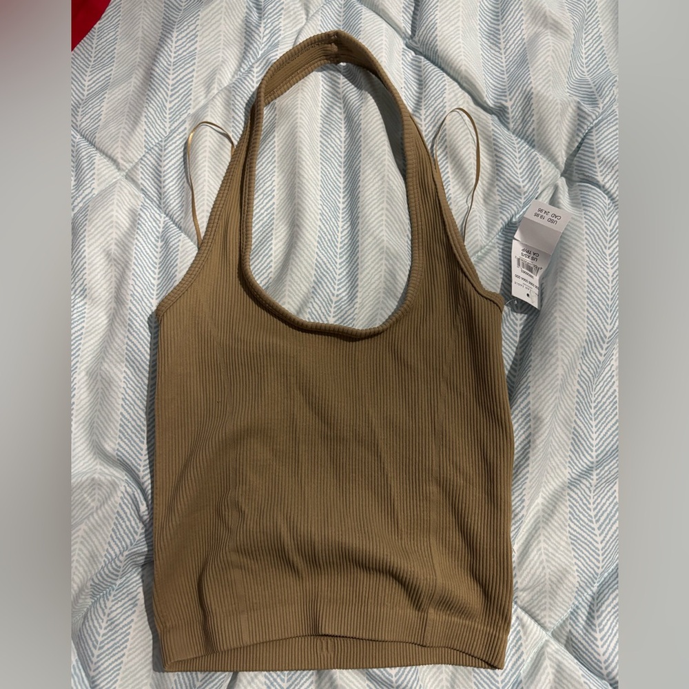 American Eagle seamless halter neck top